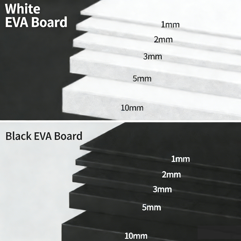 Polyurethane Foam Sheet - 38度ブラックEVAフォームボード、帯電防止高密度硬質フォームシート、衝撃吸収スポンジパッドストリップ、カスタマイズ可能なEVAボード