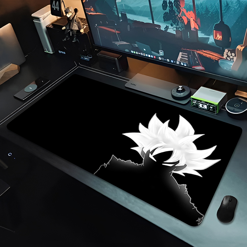 Gaming Keyboard Brands - DBZ ブラックアニメマウスパッドドラゴンボール大型 PC コンピュータデスクマット抗摩耗ゲーミングマウスパッドキーボードゲーマーアクセサリーテーブルパッド