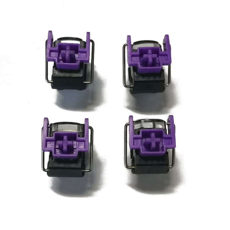 Gaming Keyboard Hot Swappable - Razer purple optical switches razer huntsmaneliteゲーミングメカニカルキーボードスイッチ用ホットスワップスイッチ4個