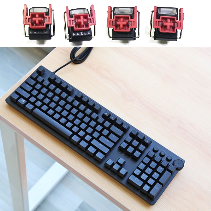 Gaming Keyboard Hot Swappable - 4 個 V2 Slient ライナー赤光学スイッチ Huntsman
