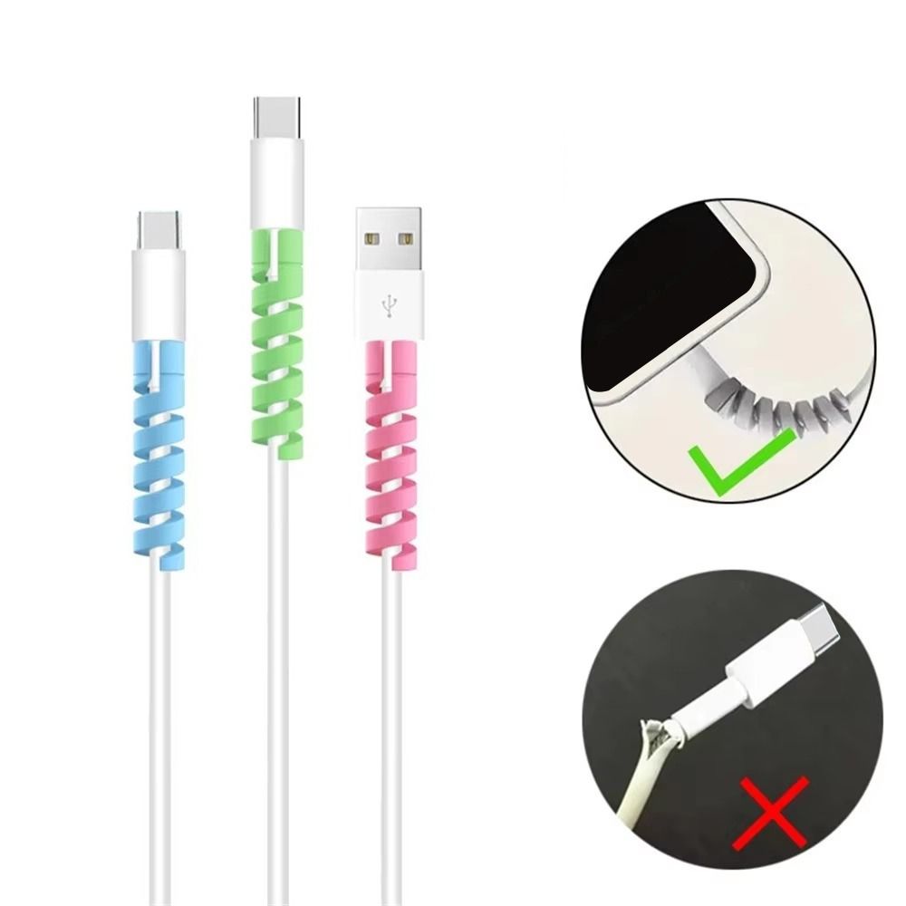 実用的な TPR データケーブルプロテクター アンチブレイク - Coiled Usb Cable のレビューと価格