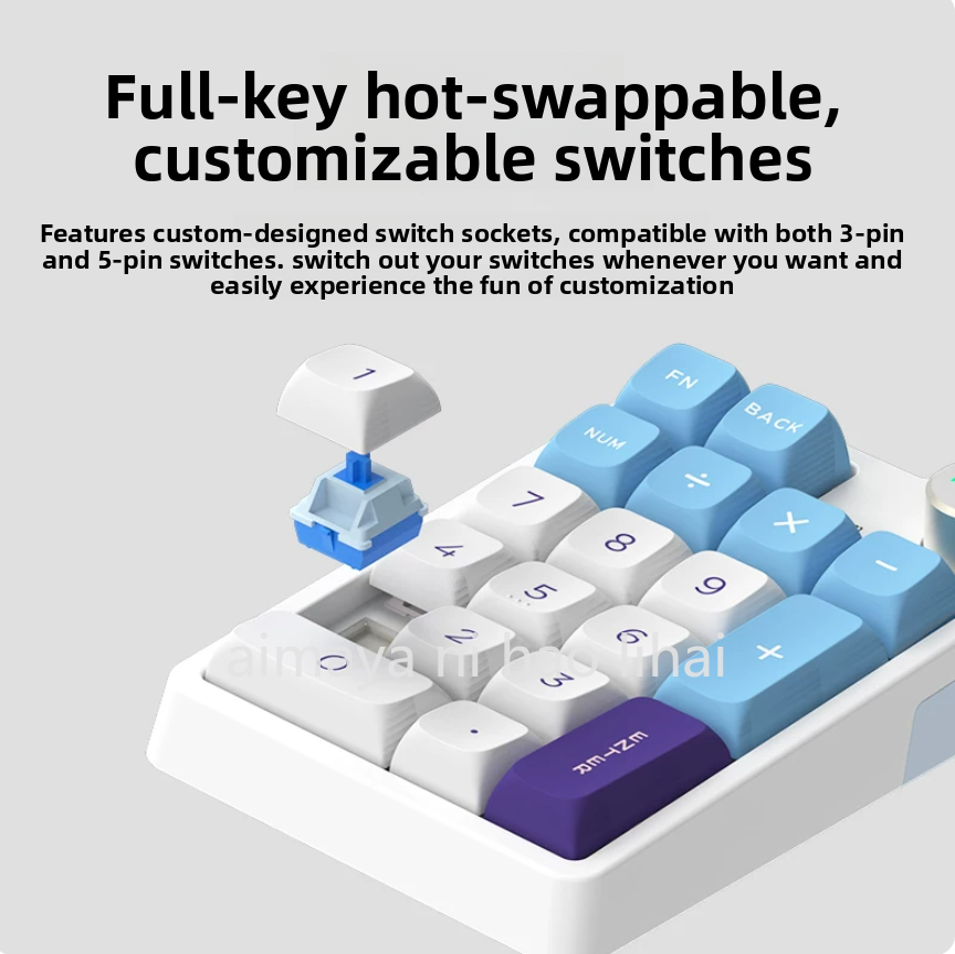 Kzzi K20 ミニキーパッド 3 モード Bluetoo - Gaming Keyboard Mini Mechanical のレビューと価格