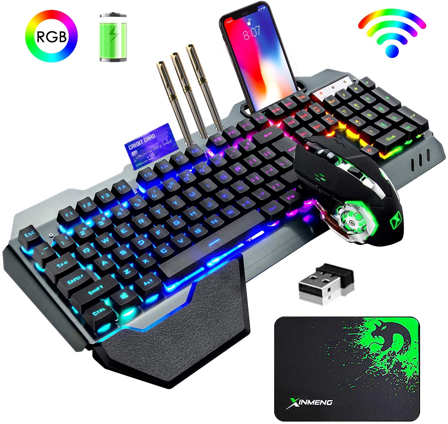 K680ワイヤレスゲーミングキーボードとマウスの組み合わせ、 - Gaming Keyboard And Mouse Combo のレビューと価格