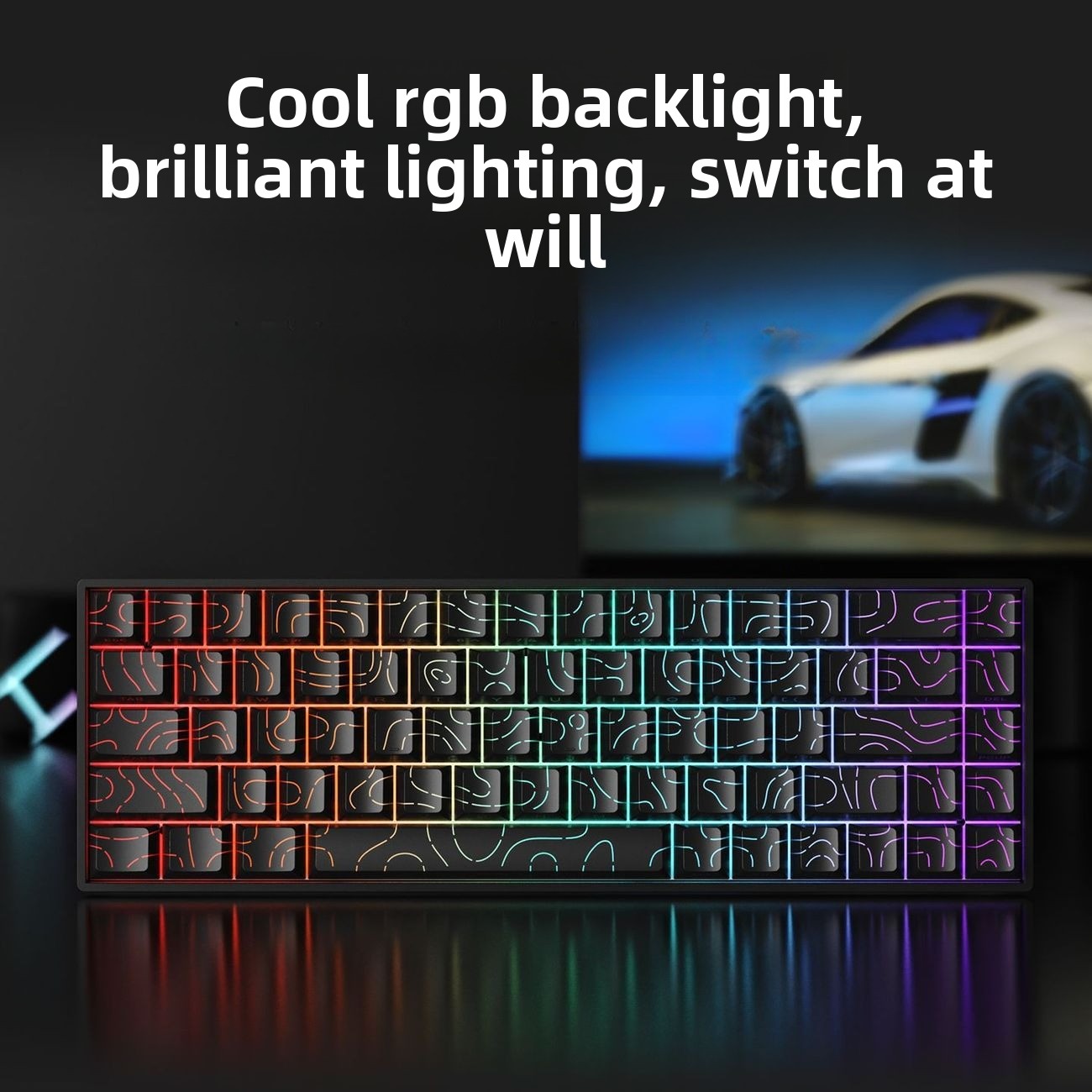60%ワイヤレスBluetooth 2.4Gメカニカルキーボ - Gaming Keyboard And Mouse Combo のレビューと価格