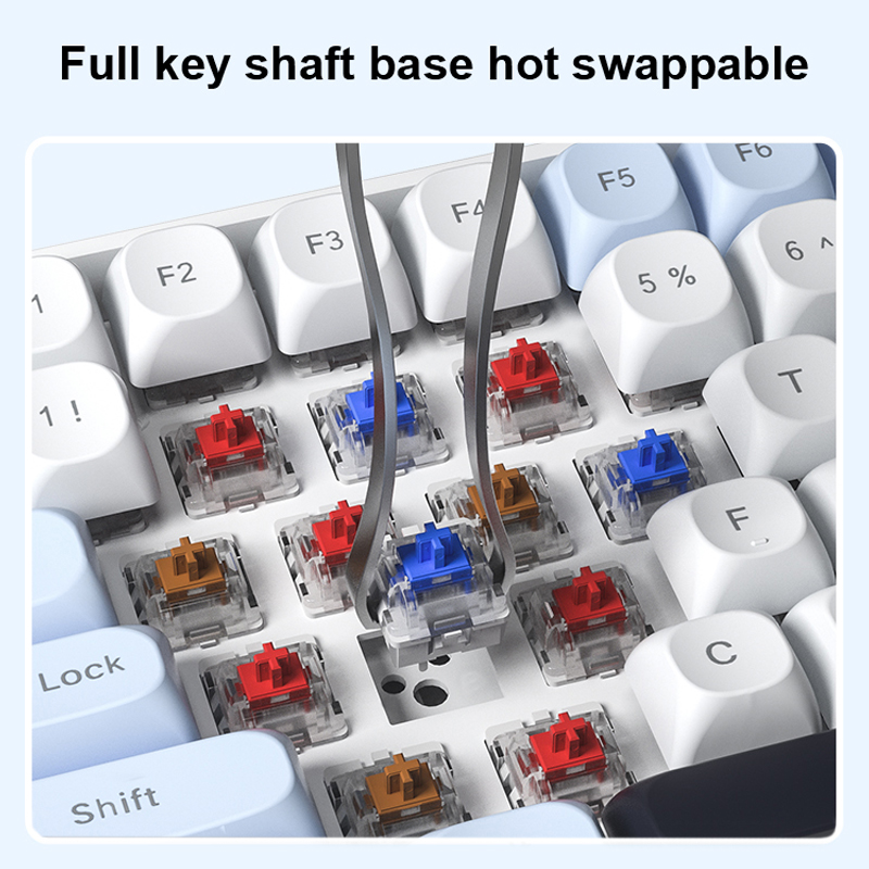AULA S100Pro ワイヤレスメカニカルキーボード、3 - Gaming Keyboard Hot Swappable のレビューと価格