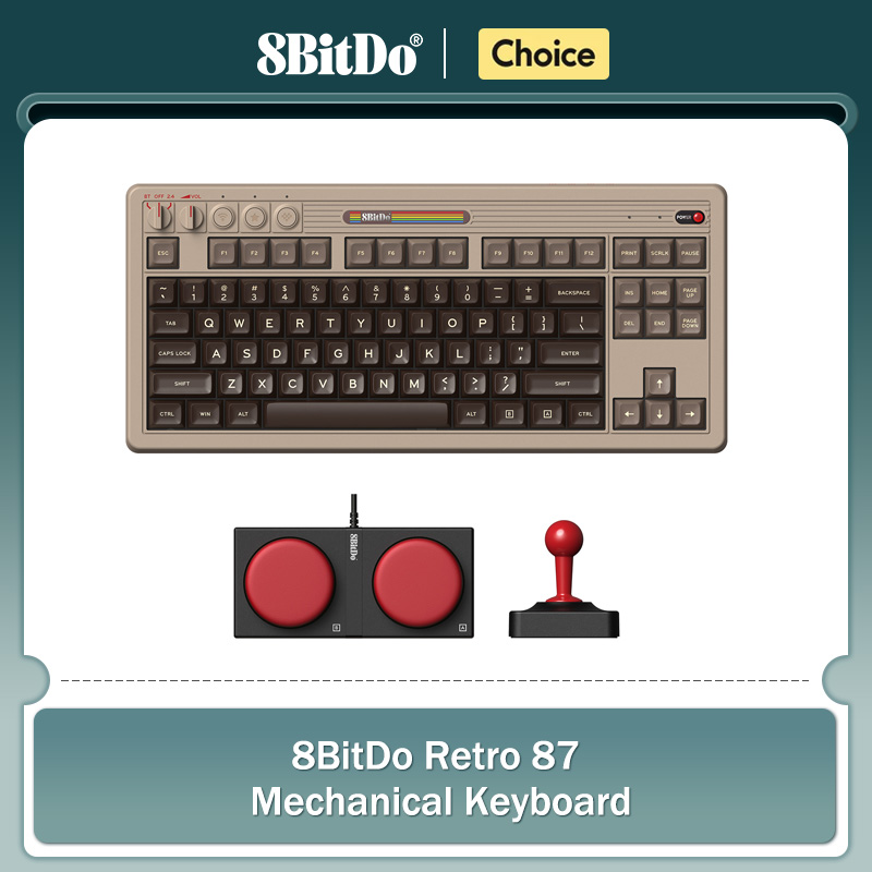 8BitDo レトロメカニカルキーボード、BT/2.4G/U - Gaming Keyboard Mechanical のレビューと価格