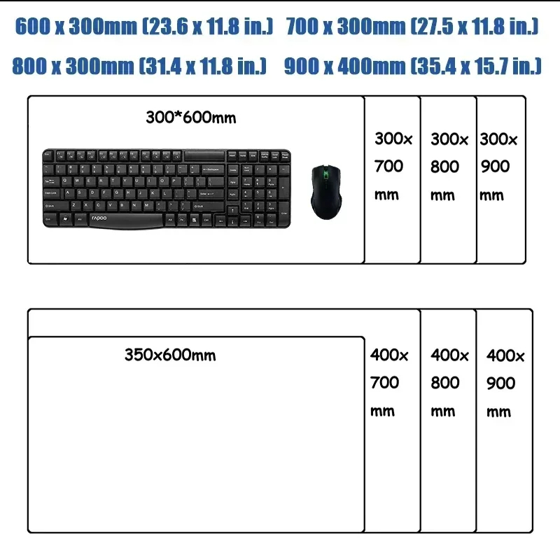 カスタムプリントマウスパッドDIY大型プレイマットゲーミング - Gaming Keyboard And Mouse Pad のレビューと価格