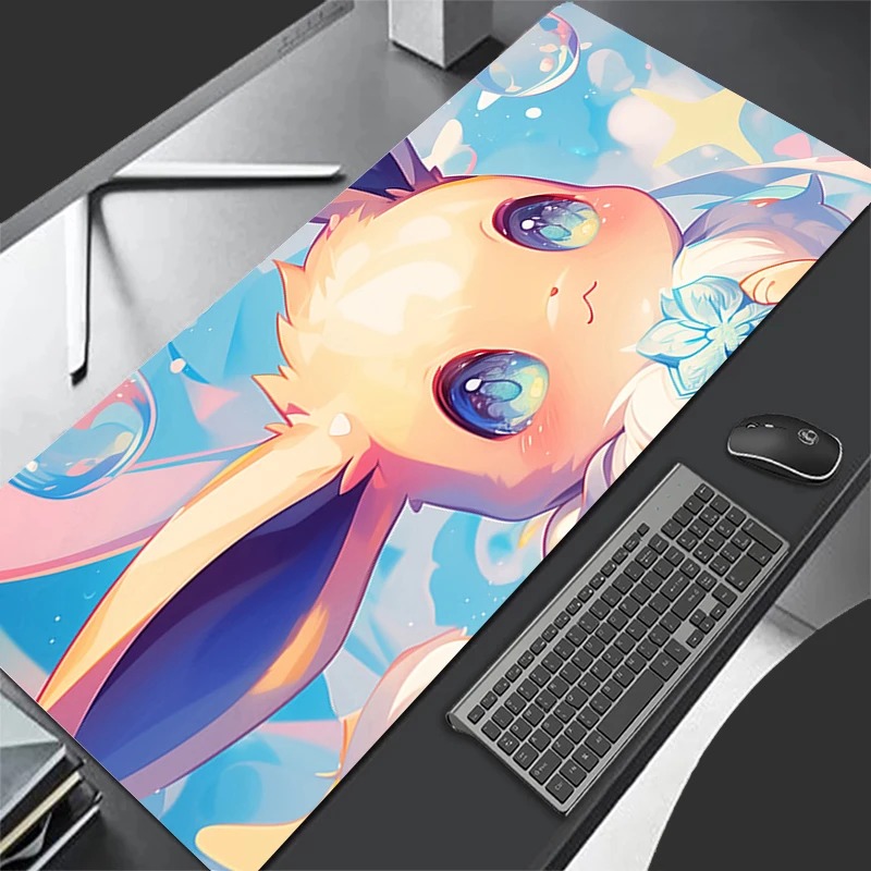 P-ポケモン イーブイ アニメ ゲーミングマウスパッド、拡張 - Gaming Keyboard Brands のレビューと価格