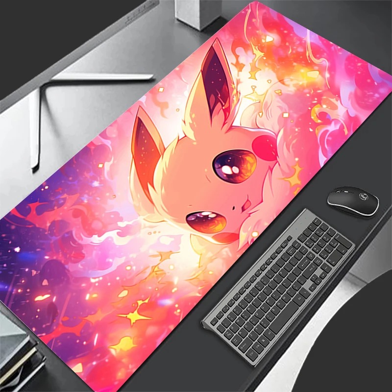 P-ポケモン イーブイ アニメ ゲーミングマウスパッド、拡張 - Gaming Keyboard Brands のレビューと価格