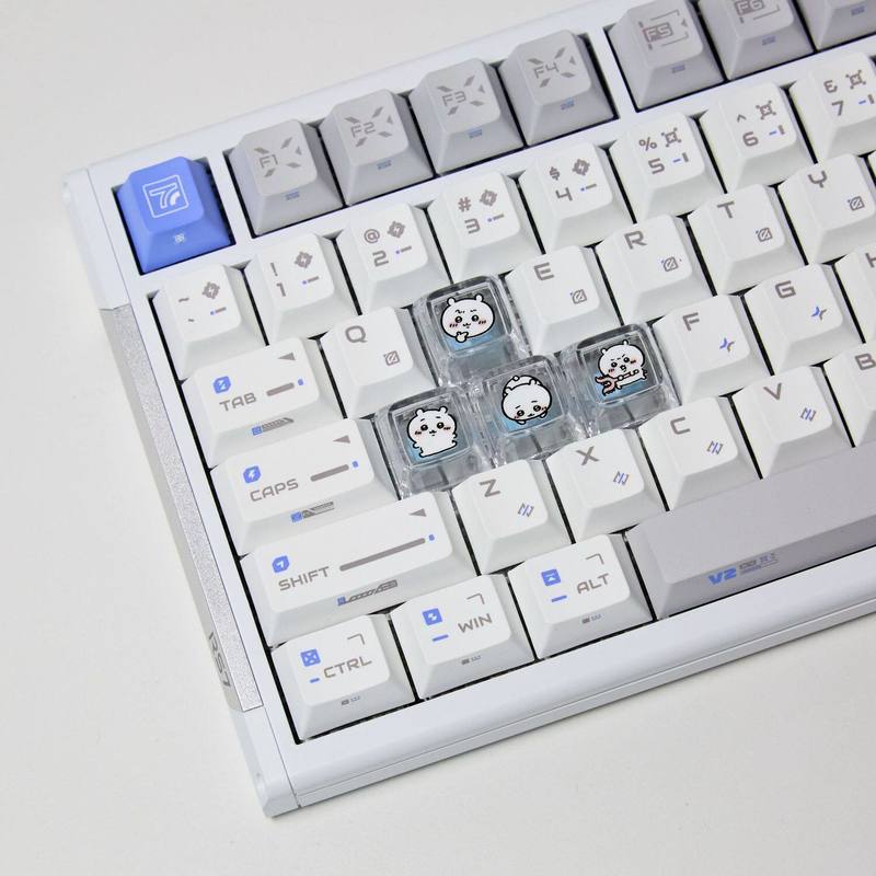 Chiikawa 4 個手作り透明 PC バックライト付きパ - Gaming Keyboard Brands のレビューと価格