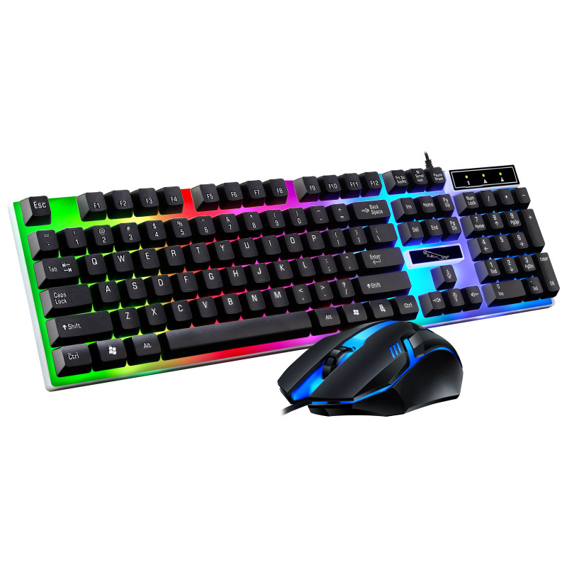 RGBゲーミングキーボードとマウスキット,ゲーマーキーボード - Gaming Keyboard Mouse Combo のレビューと価格