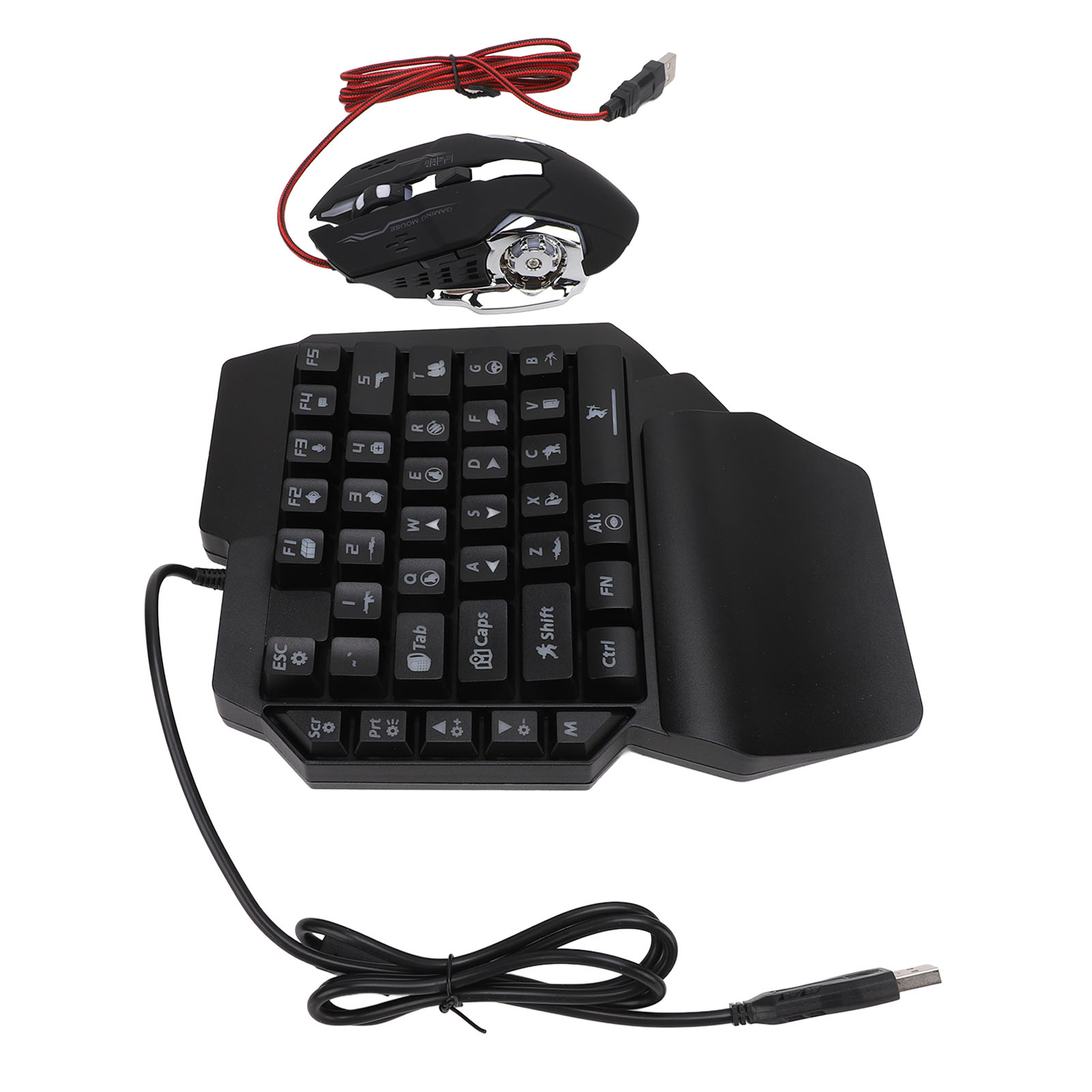 キーボード マウス コンバーター セット 応答性の高い片手キ - Gaming Keyboard Mouse Combo のレビューと価格