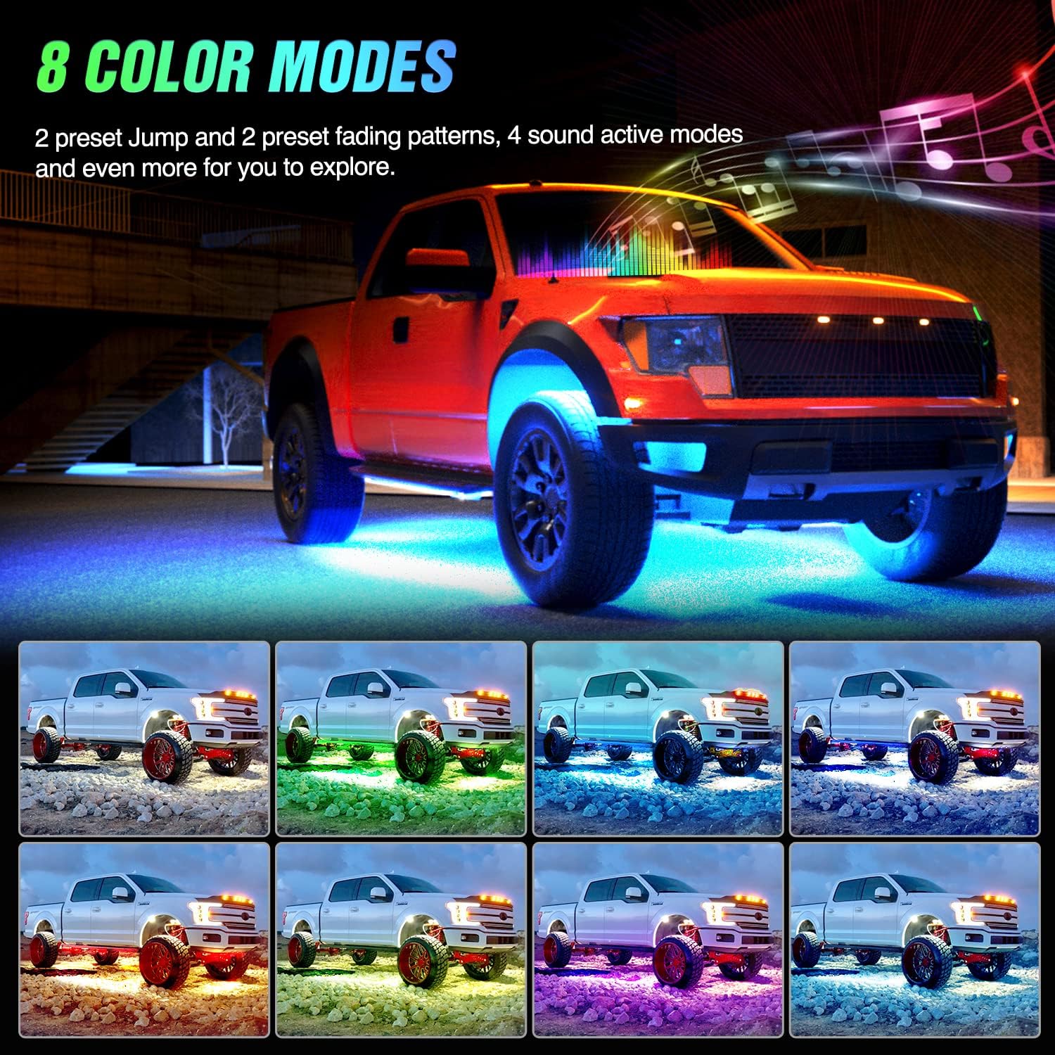 車用アンダーグローネオンアクセントストリップライト 252  - Rgb Underglow Strip のレビューと価格