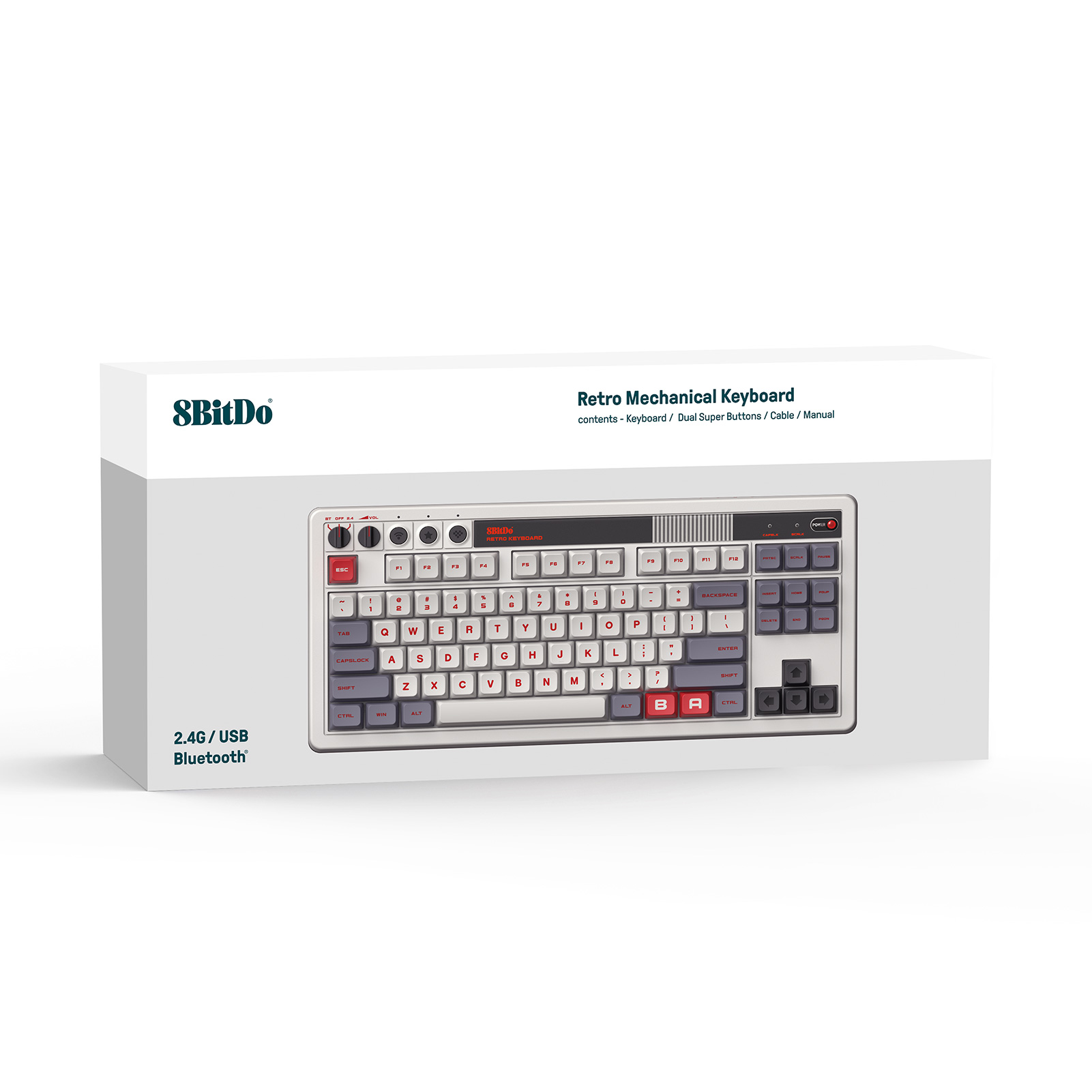 8ビットレトロメカニカルゲーミングキーボード,Bluetoo - Gaming Keyboard Hot Swappable のレビューと価格