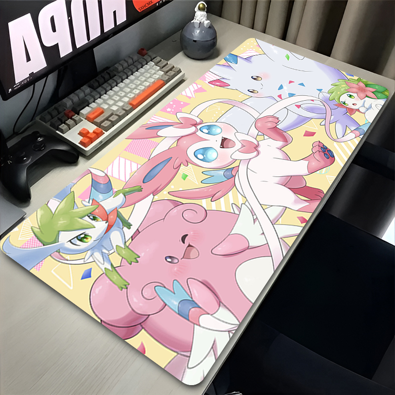 大型ピンクかわいいマウスパッド XXL ゲームコンピュータア - Gaming Keyboard Brands のレビューと価格