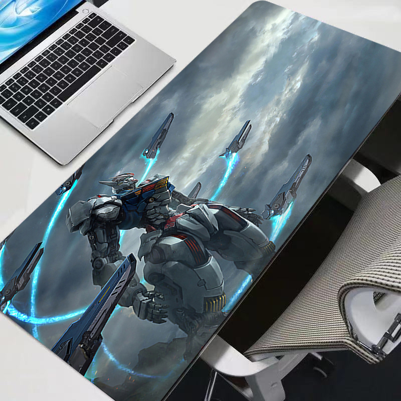 大型マウスパッド機動戦士ガンダムオフィス新しいコンピュータデ - Gaming Keyboard And Mouse Mobile のレビューと価格